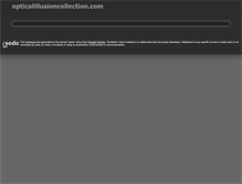 Tablet Screenshot of opticalillusioncollection.com